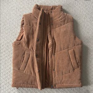 Brown Corduroy Vest